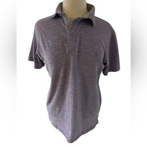 Men's Tailorbyrd Purple Polo Golf Shirt-Size Medium